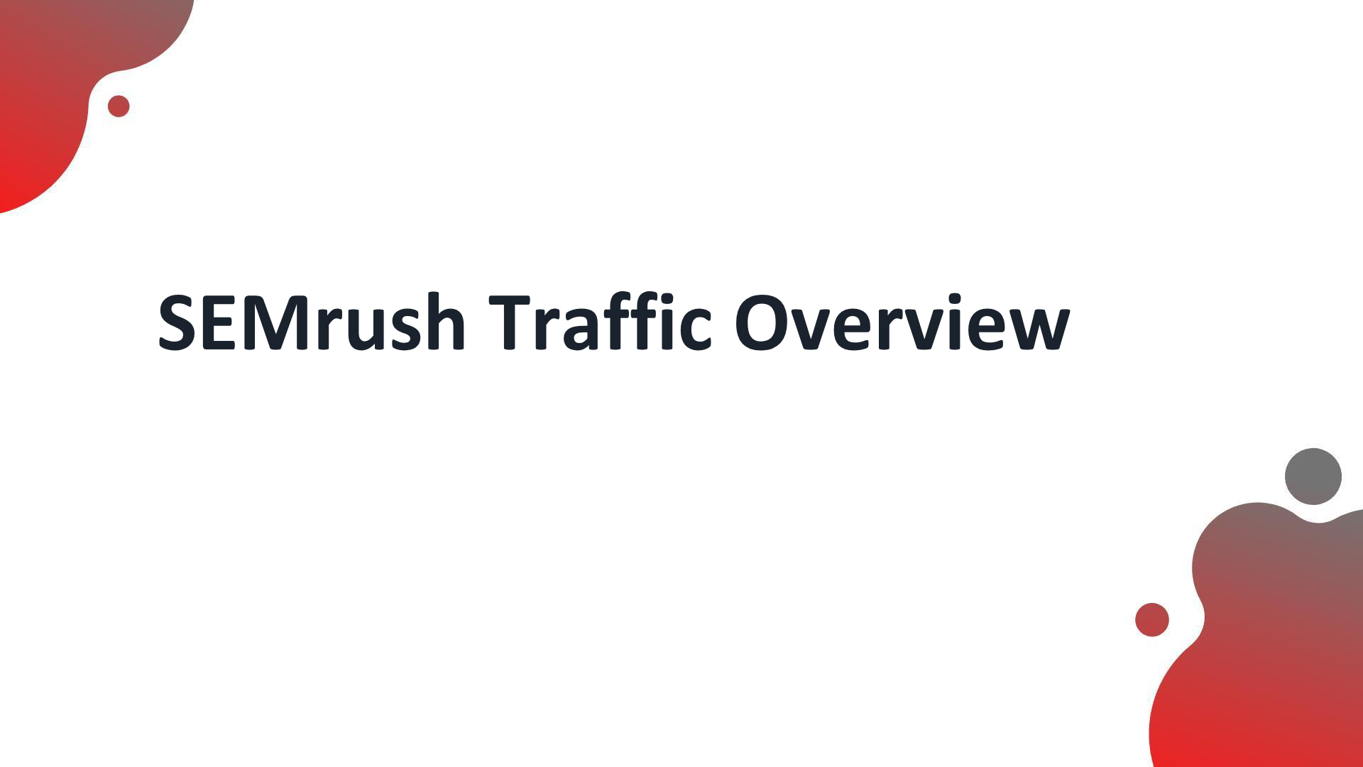 SEMrush Organic Research showing 65 keywords and 47 organic traffic
